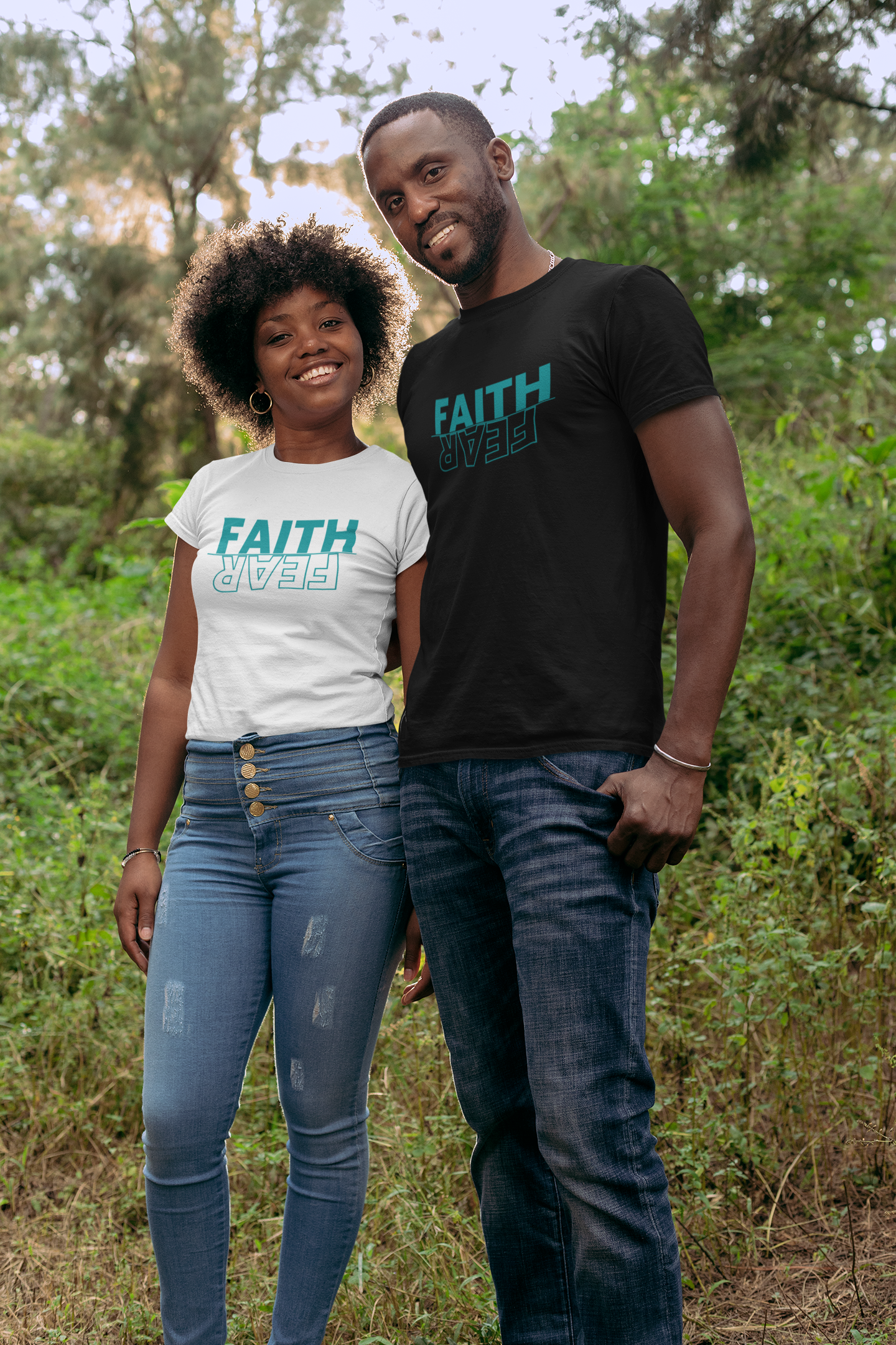 FAITH over FEAR Unisex t-shirt