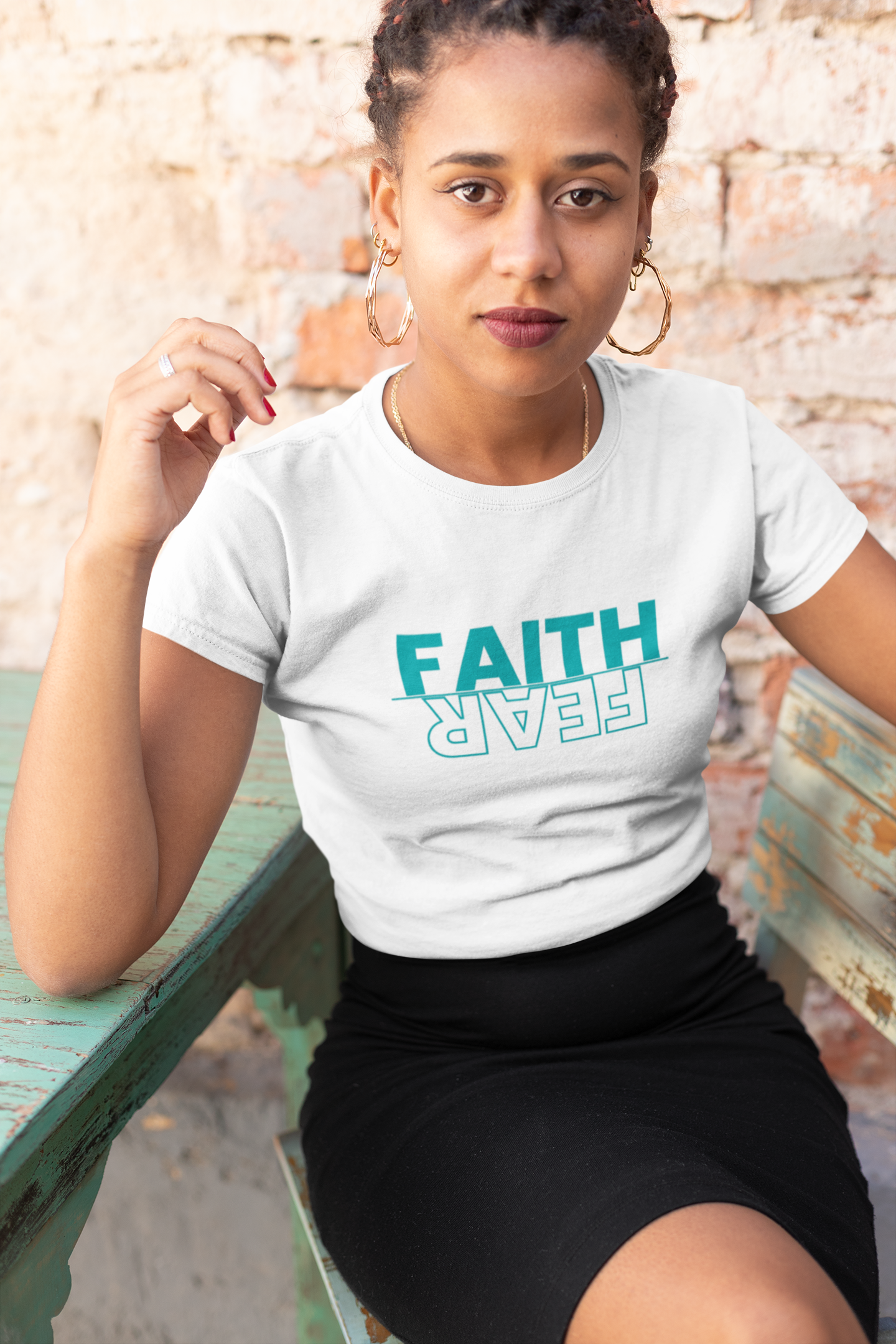 FAITH over FEAR Unisex t-shirt