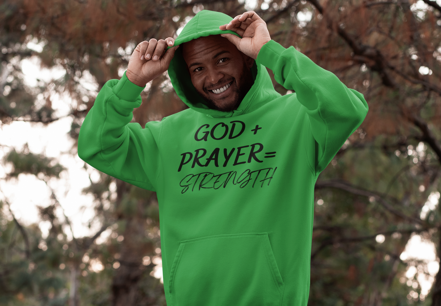 Black GOD+  PRAYER Unisex Hoodie