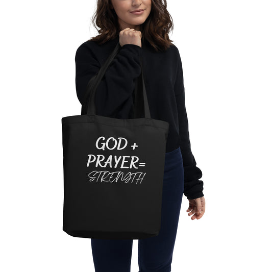 GOD+  PRAYER Tote Bag