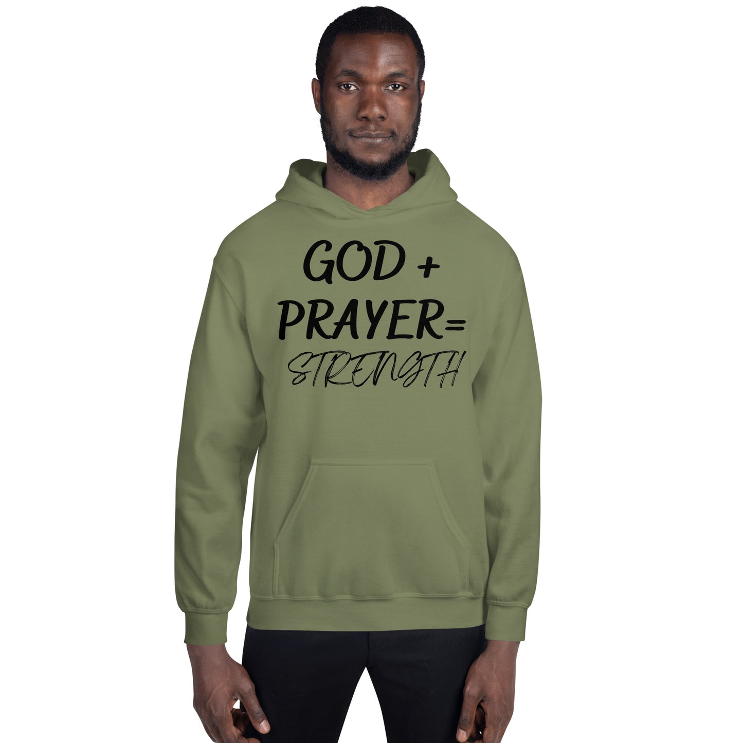 Black GOD+  PRAYER Unisex Hoodie