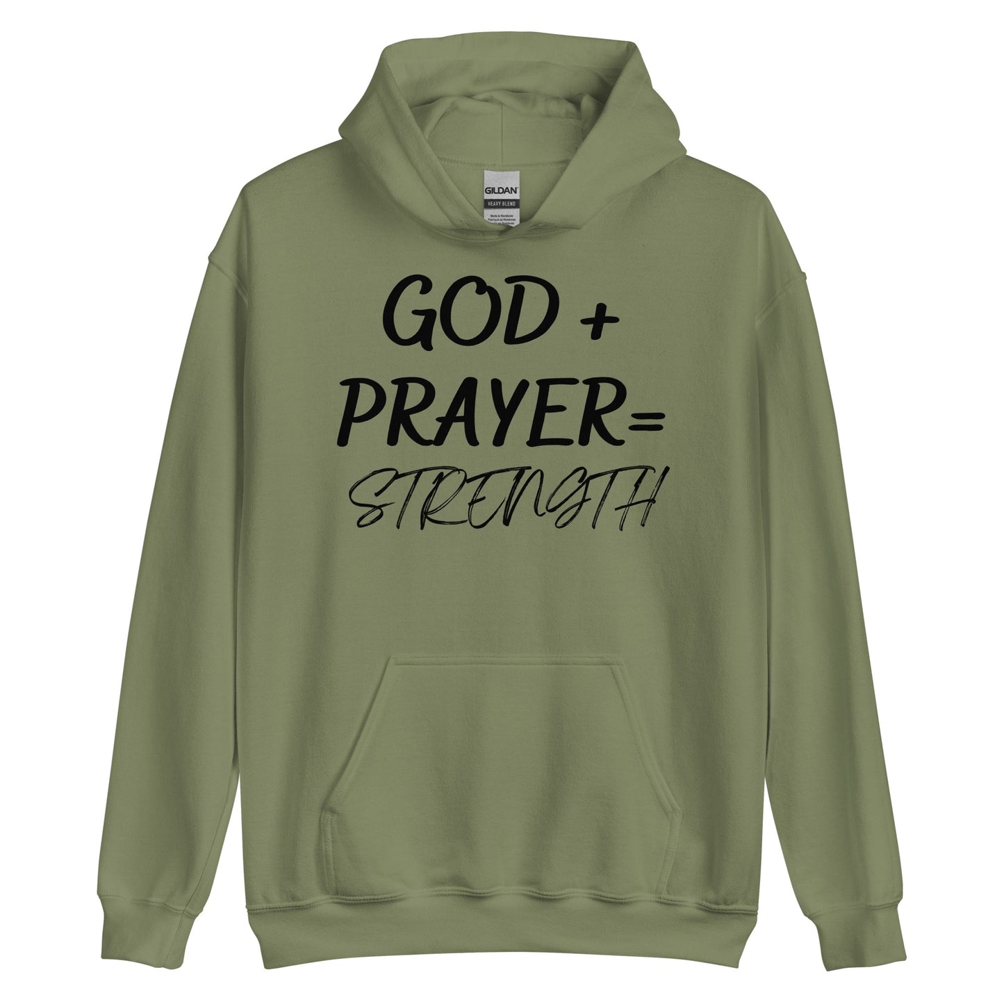 Black GOD+  PRAYER Unisex Hoodie