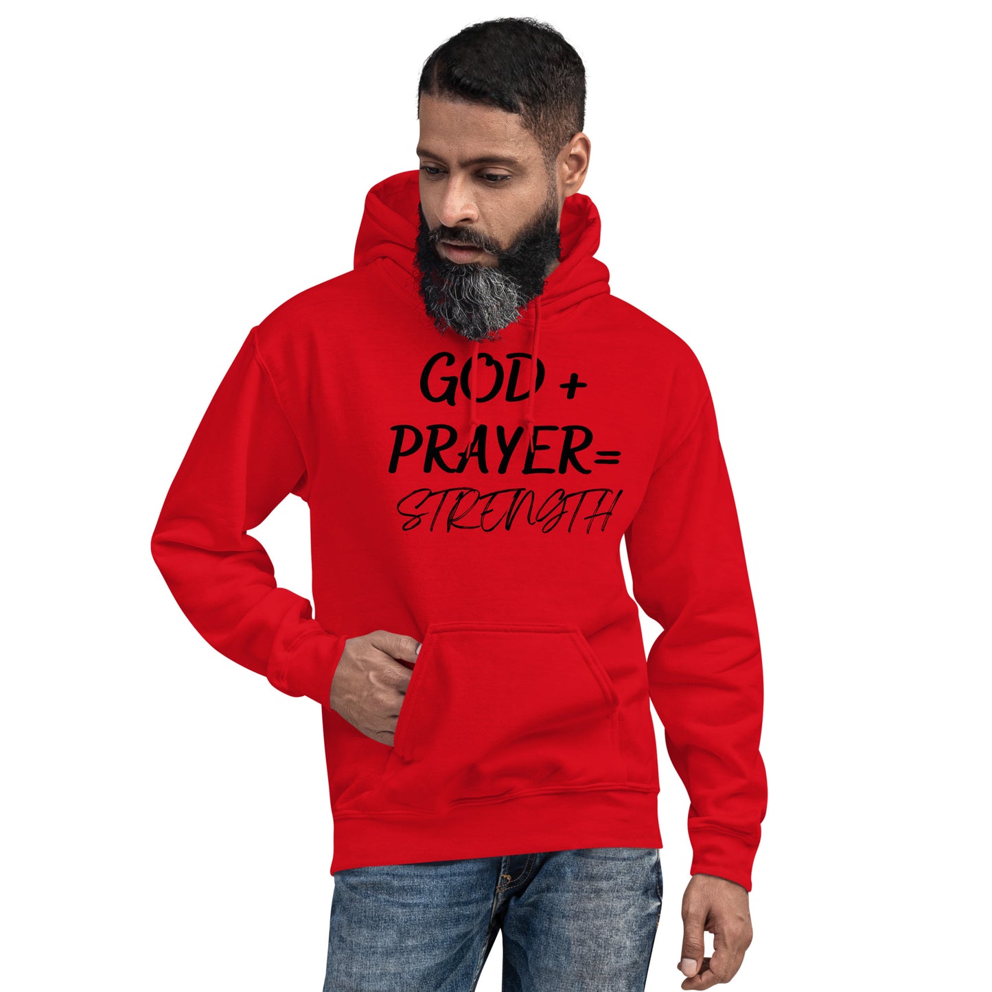 Black GOD+  PRAYER Unisex Hoodie