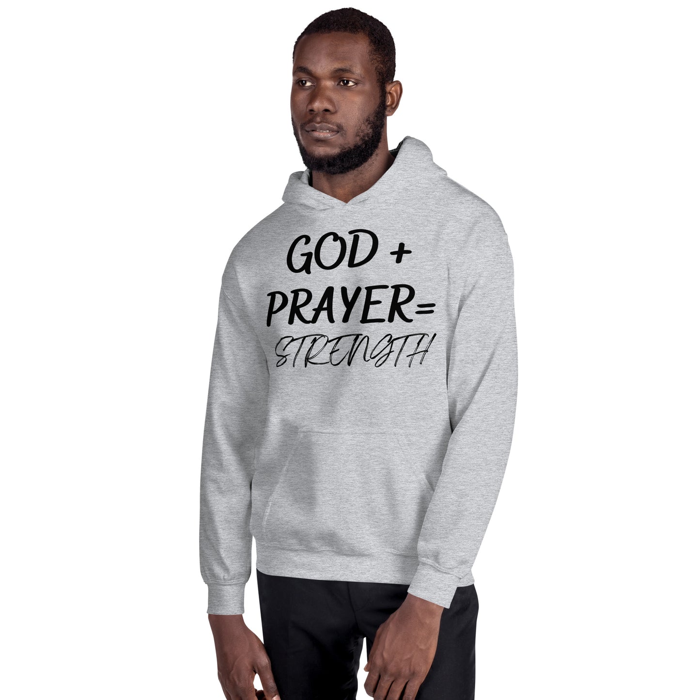 Black GOD+  PRAYER Unisex Hoodie