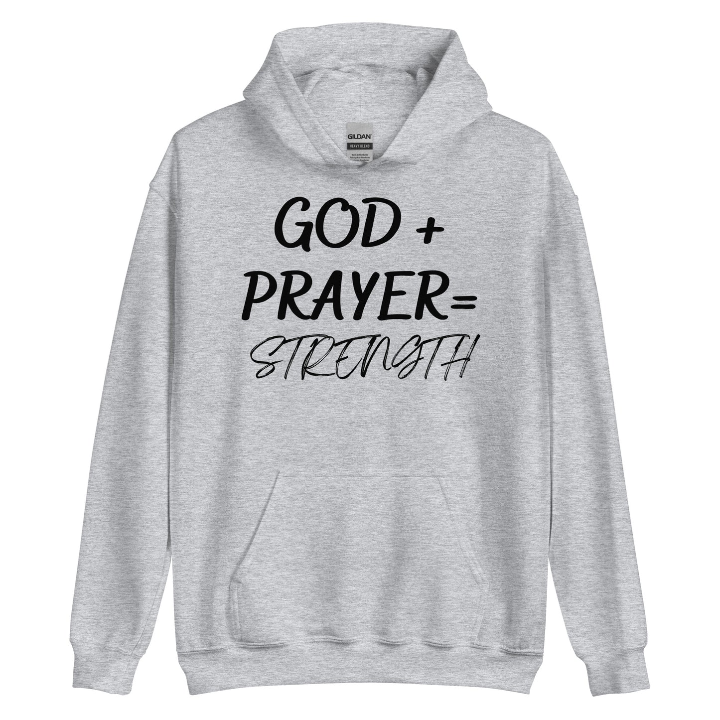 Black GOD+  PRAYER Unisex Hoodie