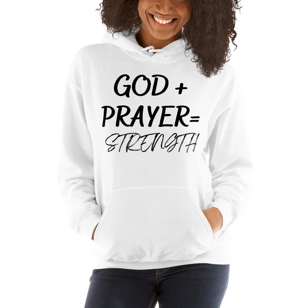 Black GOD+  PRAYER Unisex Hoodie