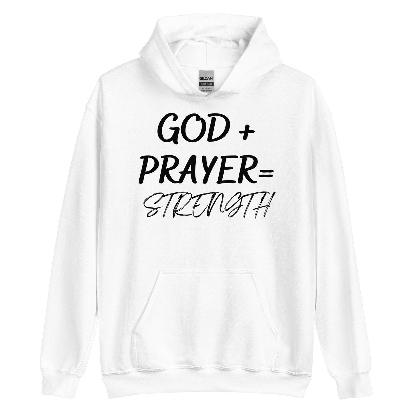 Black GOD+  PRAYER Unisex Hoodie