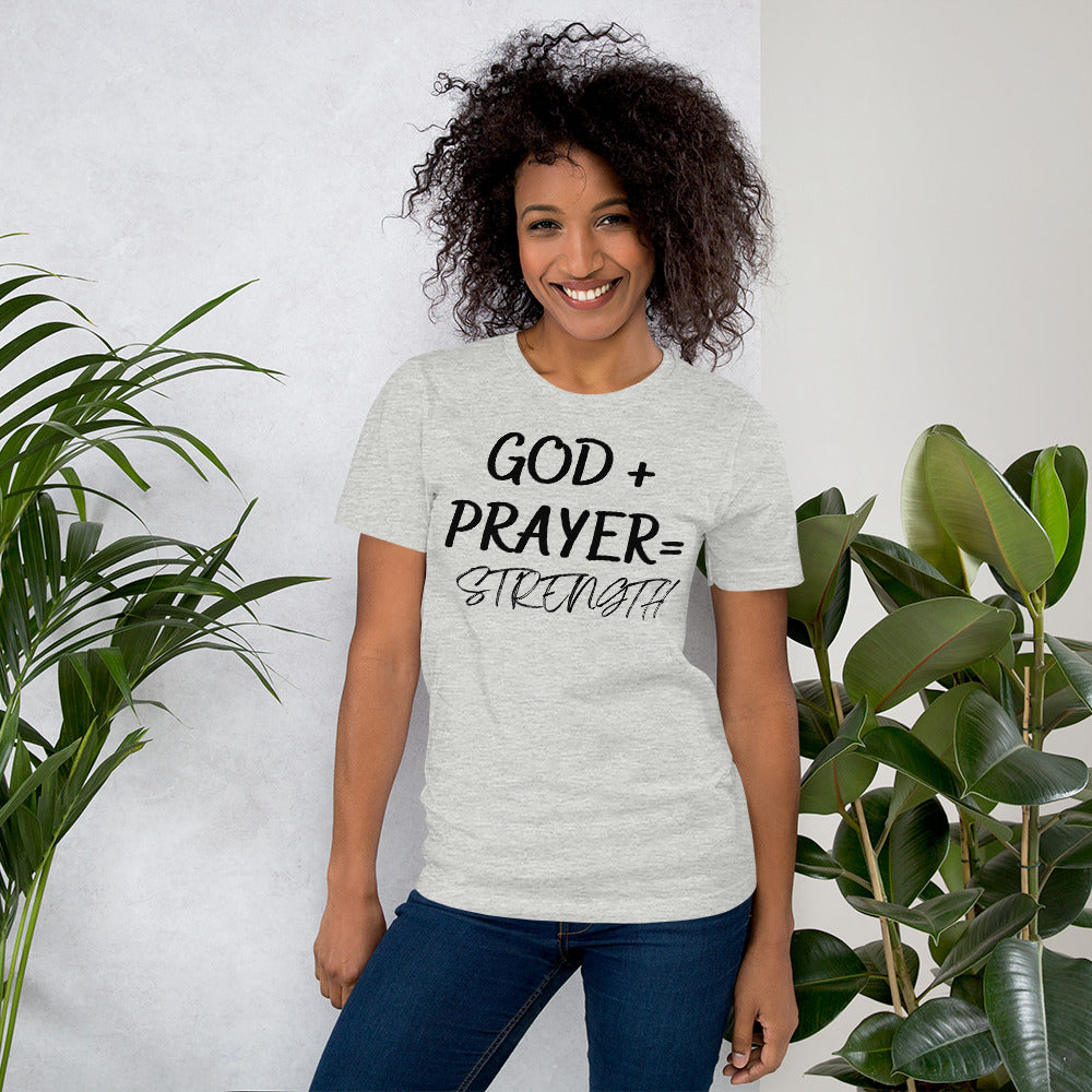 Black GOD+  PRAYER Unisex t-shirt